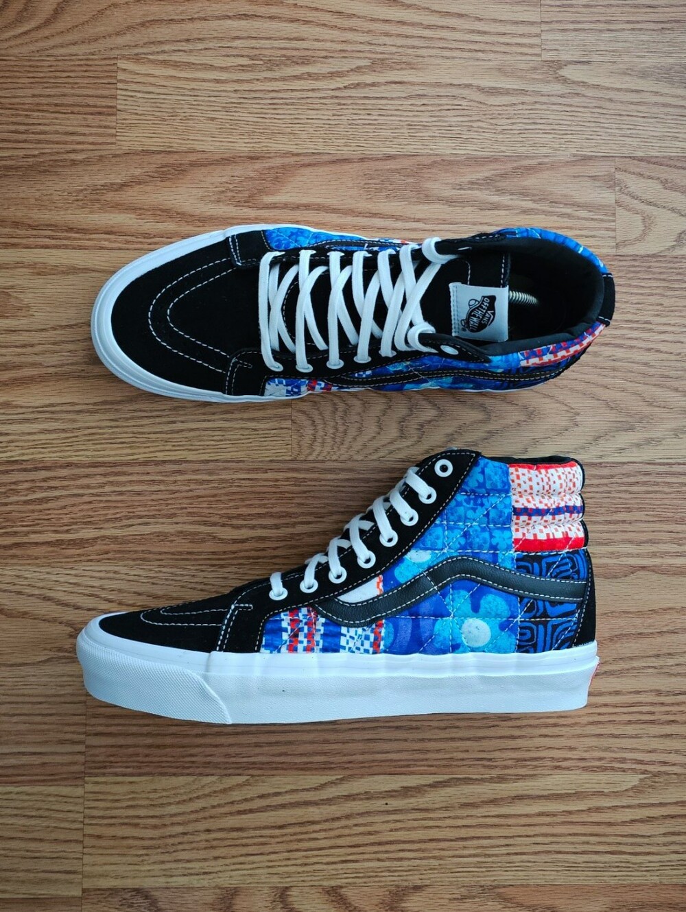 Vans x SpongeBob Sandy Liang Sk8-Hi 38 DX "Patchwork" Size 10